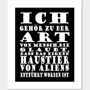 Aliens Invasion Weltherrschaft Verschwörung Posters and Art